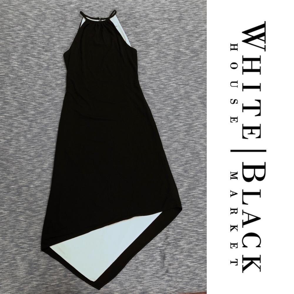 🔻NWT WHBM Halter Dress with High- Low Skirt - Picture 1 of 4